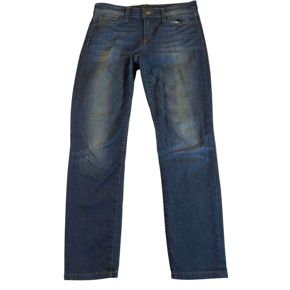 Joe's Jeans Womens 28 Straight Ankle Stretch Denim Medium Wash Mid Rise Casual
